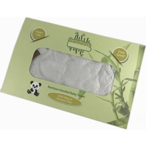 1PCS/Lot Hooded Baby Towel and Washcloth Set organic Bamboo Baby Towels with Hood Extra Thick Soft Toddler Size 75x75CM