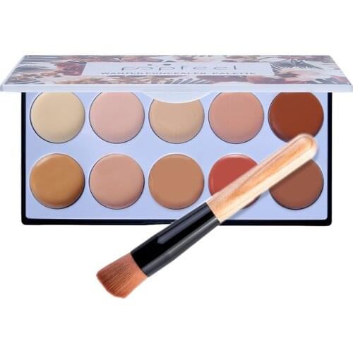 10 Colors Concealer Masking Cream Camouflage Makeup Palette Cover Cover for