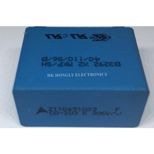 5PCS B3292 X2 MKP/SH 3U3 K 305V 3.3UF F case P=27.5MM Film Capacitor