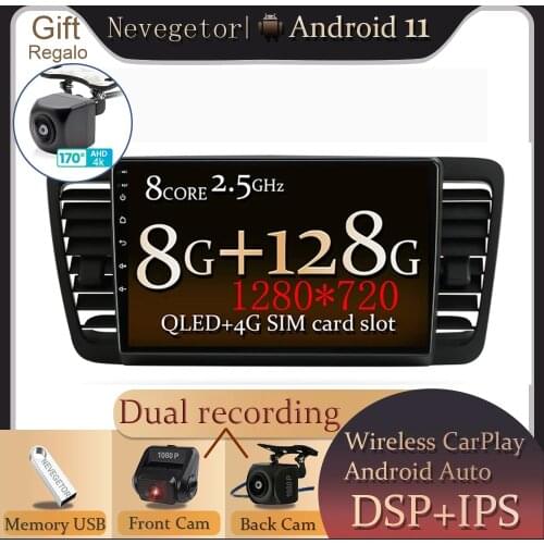 DSP Car Radio Multimedia Video Player Navigation GPS Android 10 For Subaru Outback 3 Legacy 4 2004 2005 2006 2007 2008 2009