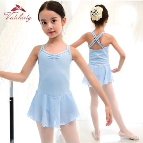 Girls Ballet Dance Dress Tutu Leotard Kids Wear Children Performance Costumes Ballerina Skill Use Soft Lace Skirt