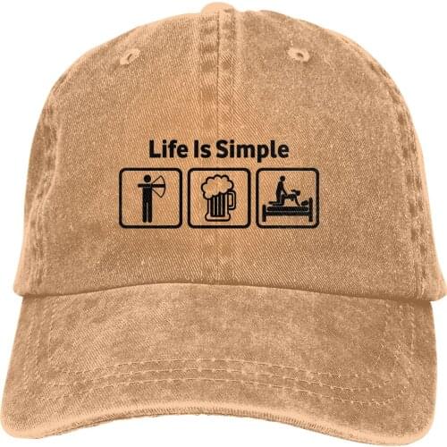Archery Life Is Simple Rude Baseball Cap Men Plan For Today Funny Daily Caps colors Women Summer Snapback Caps