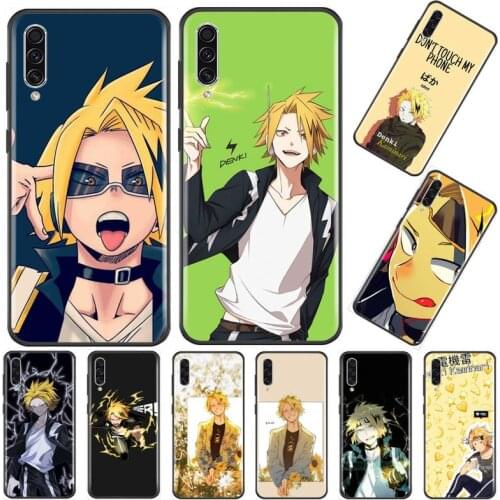 Denki Kaminari My Boku No Hero Academia Phone Case For Samsung A20 A30 30s A40 A7 2018 J2 J7 prime J4 Plus S5 Note 9 10 Plus