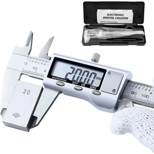 Digital Vernier Caliper 6 Inch 150mm Stainless Steel Electronic Metal Caliper Micrometer Depth Measuring Tools Calipers
