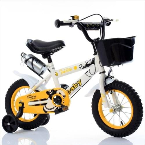 Childrens Bicycle 12inch 14inch 16inch Bike Baby Stroller Bicycle Ride on Toys for Children Four Wheels Bicycle 3-8 Years Old