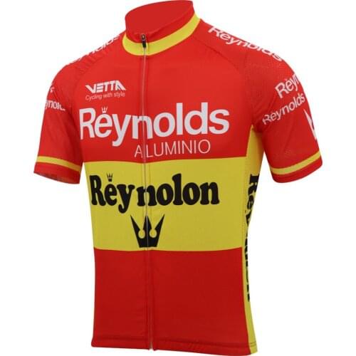 Spain cycling jersey short sleeve summer blue bike wear jersey road jersey cycling clothing schlafly Quick Dry