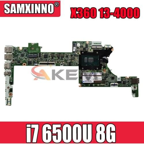DAY0DDMBAE0 for HP Specter X360 13-4000 G2 13-4100 13-4102TU Laptop Motherboard 828825-601,828825-501 i7 6500U 8G 100% work