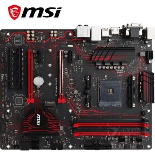 For MSI B350 GAMING PLUS Motherboard Socket AM4 DDR4 For AMD B450M B450M M.2 USB3.0 Original Desktop Mainboard Used Mainboard