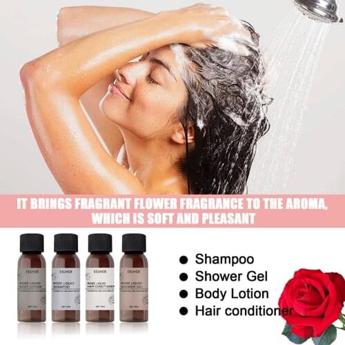 Bathing Travel Care Set Shampoo Conditioner Shower Gel Body Lotion Home Use Portable Body Wash Bathroom Set Shower Toiletries