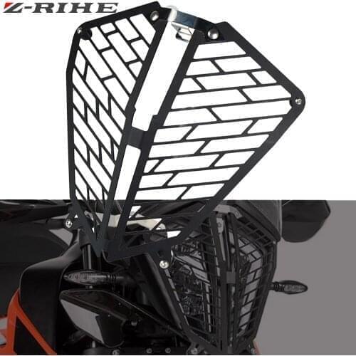 FOR 790 890 Adventure S/R ADV Motorcycle Headlight Headlamp Aluminium Grill Head Light Lamp Guard Protector Cover Protection