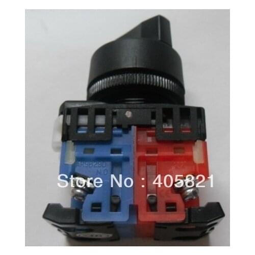 1N/O+1N/C Standard Handle Knob 2Position Select Selector Push Button Switch AR22PR-2 -11B Mouting Hole 22mm
