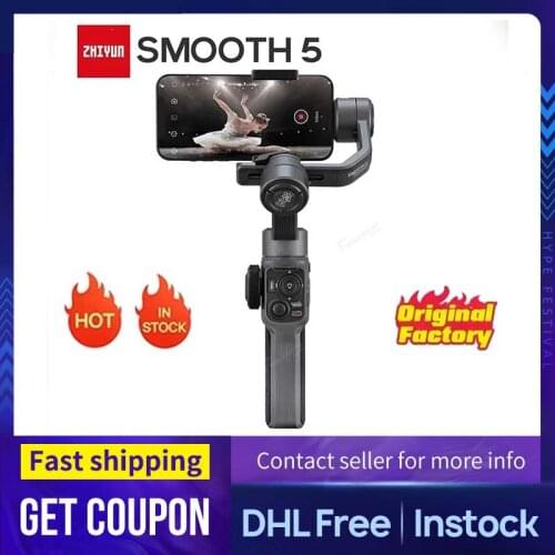 Zhiyun Smooth 4 Handheld 3-Axis Brushless Gimbal Stabilizer for iPhone 11 Samsung S8 gopro56 PK DJI Osmo 2 Smooth Q Feiyu Hohem