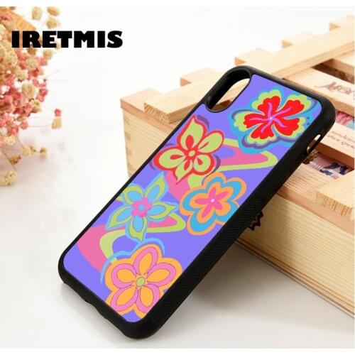 Iretmis 5 5S SE 2020 6 6S Silicone Rubber Phone Case Cover for iPhone 7 8 Plus X Xs 11 12 MINI Pro Max XR Surfs Up