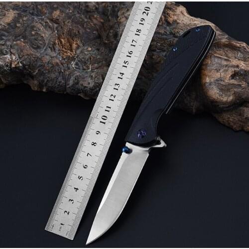 8'' Folding knife 7Cr13Mov Blade With G10 Handle Military Camping Tactical Outdoor Knife Survival Pocket Hunting Knives EDC Tool