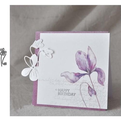 Tulip Metal Cutting Dies for Scrapbooking Mold Cut Stencil Handmade Tools DIY Card Make Mould Model Craft Decoration New 2021