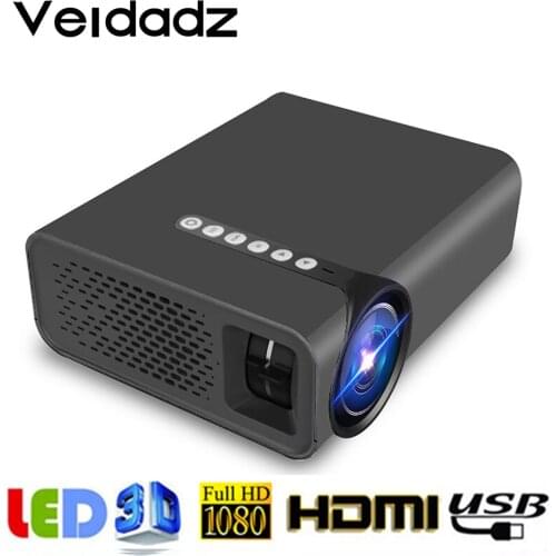 VEIDADZ YG530 LED Mobile phone projector With HDMI USB Home HD 1080P Projector For Home Theater System Movie Portable Projector