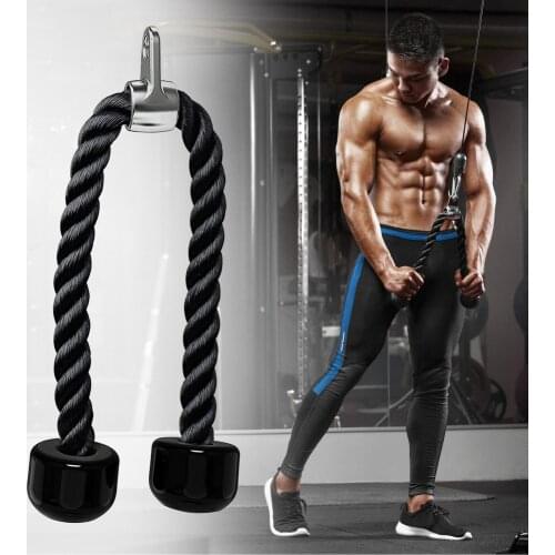 Exercise Rope Accessories Tricep Rope Biceps Band Pull Rope Fitness Equipment Bodybuilding Muscle Training Arm Shoulder Strength