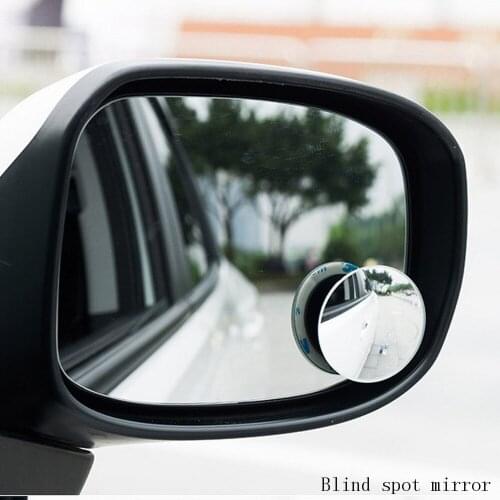Car Rear View Convex Mirror 360 degree Adjustable Blind Spot Mirror more clearer vision for Parking Auto Motorcycle safe driving