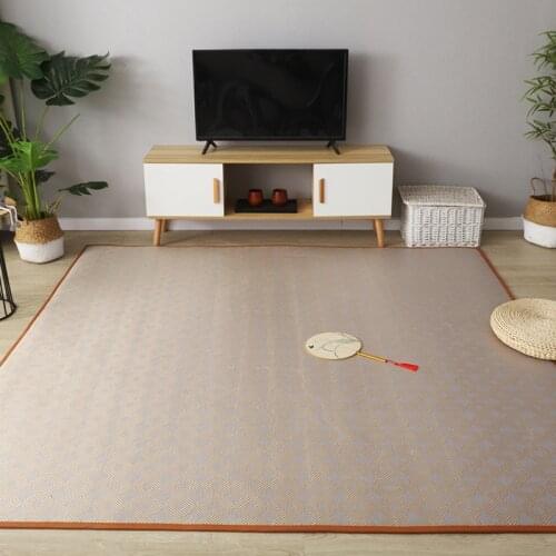Japanese Tatami Thick Rattan Mat Carpet for Living Room Summer Cool Mattress for Bedroom Bed Carpet Rug Kid Play Mat Customized