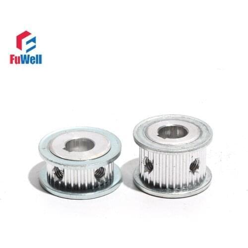 Timing Pulley S2M-45T with Keyway S2M 45Teeth Synchronous Belt Pulley Aluminum Alloy 7mm/11mm Belt Width Transmission Pulley