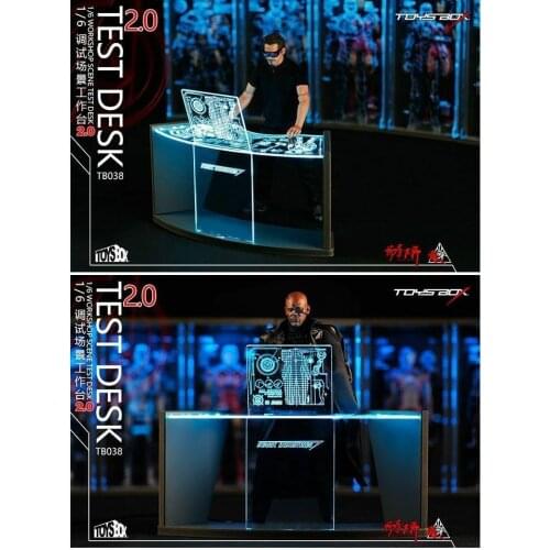 1:6 Workshop Scene Test Desk 2.0 TOYS BOX Fit 12'' Science Fiction Scene In Stock