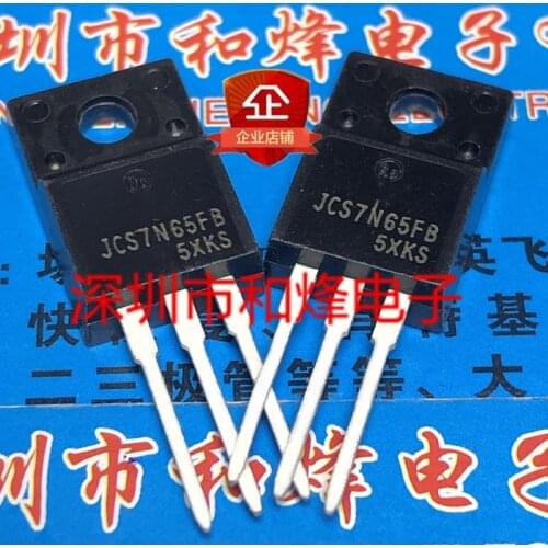 10PCS JCS7N65FB TO-220F 650V 7A 100% New&original