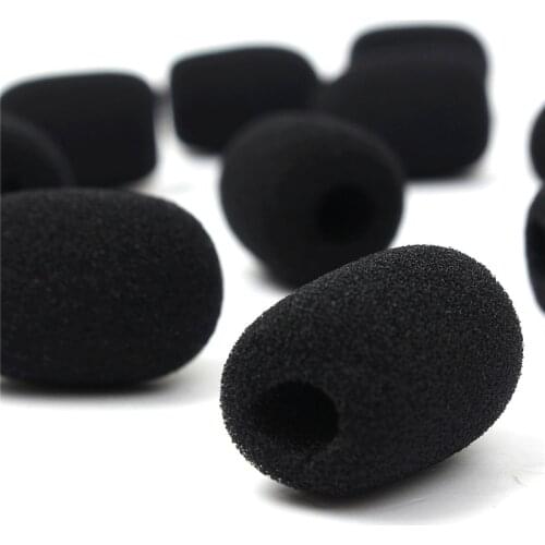 10 PCS Headset replacement Foam Microphone Cover fo headsets headphones earphones mic cover microphone windscreen mic foam