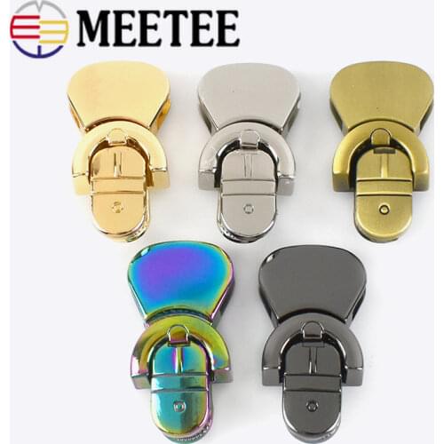 2/4pcs Handbag Mortise Lock Bag Locks Buckle Fashion Twist Turn Lock Snaps for DIY Replacement Bags Purse Clasp Closure KY573