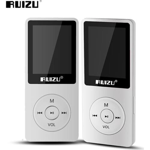 2018 100% original English version Ultrathin MP3 Player with 8GB storage and 1.8 Inch Screen can play 80h, Original RUIZU X02