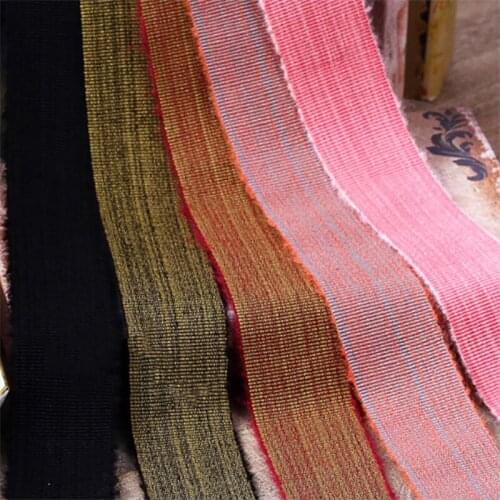 5yards/lots Contrast Stripes Fluff Grosgrain Ribbons for DIY Bow Hair Accessories Material Gift Bouquet Packaging