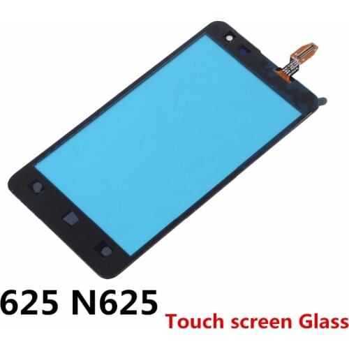 625 black glass touch screen For Nokia Lumia 625 N625 touch screen digitizer+Sticker Glue