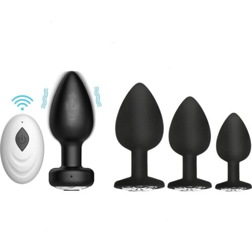 Wireless Remote Control Anal Butt Plug Vibrators Vagina Massager Fidget Sex Toys Shop For Women Man Adults Couples Masturbators