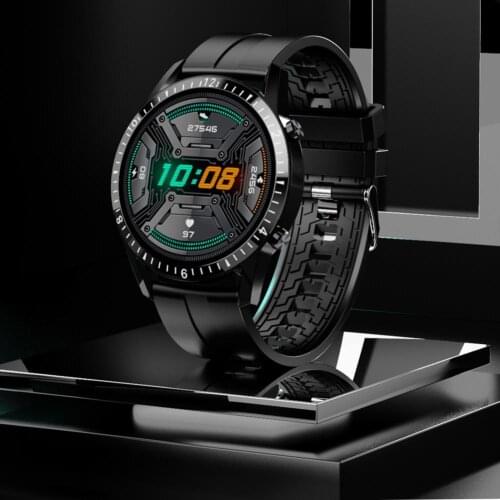 Aygo i9 Intelligent Watch Bluetooth Call Heart Rate and Blood Pressure Monitoring Sports Bracelet Faux Leather Smart Bracelet