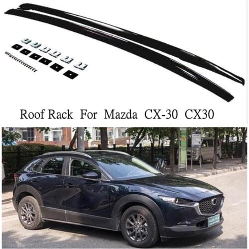 Roof Rack For Mazda CX30 CX-30 2020 2021 2022 Luggage Racks Carrier Bars Cross top Bar Rail Boxes High Quality Aluminum Alloy