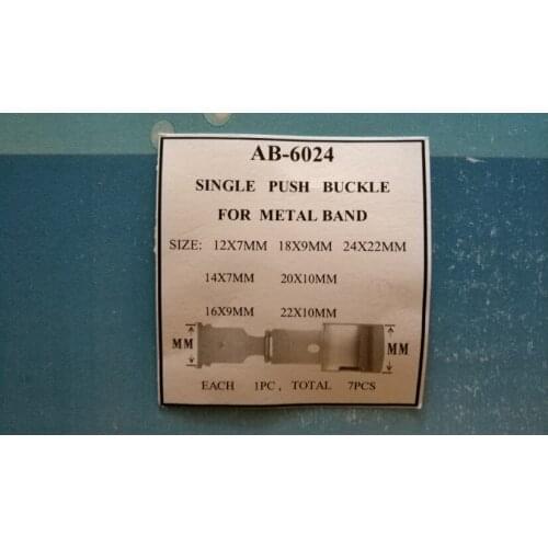 Stainless Steel Watch Strap Deployment Buckle Clasp Push Button Steel Fit Metal Band Bracelet