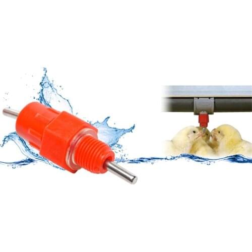 100pcs/lot Water Cups Nipple Chicken Drinkers Waterer 360 degree nipple Poultry Supplies Drinking Tools