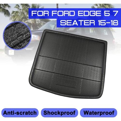 Car Rear Trunk Anti-mud Cover Carpet For Ford Edge 5/7 seater 2015 2016 2017 2018 Floor Mat