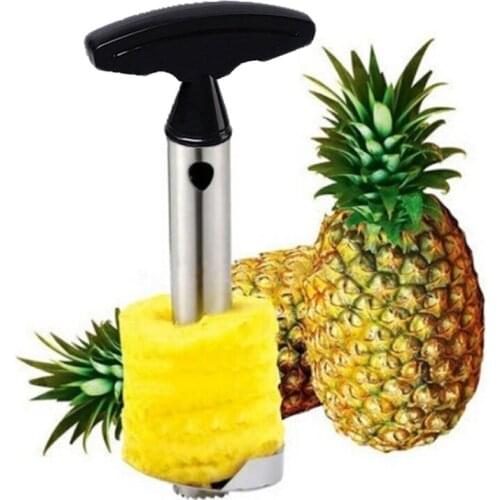 Stainless steel and ABS Fruit Pineapple Peeler Corer Slicers Zesters Kitchen Cutter Peeler Easy Tool Kitchen Gadgets Accessories