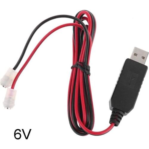 Magnetic USB to 1.5V 3V 4.5V 6V Power Cable Can Replace 1-4pcs AA D AAA Battery For Radio Camera Walkman Electronic Toy