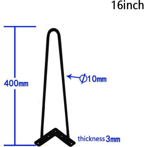 1 pcs 4/12/16inch Iron Metal Table Desk Legs Home Accessories Simple table legs modern furniture wire legs