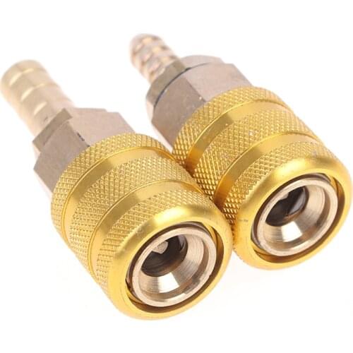 Hardware Koppeling En Plug 8Mm Massief Messing Quick Connect Air Fittings 1/4 "Npt Verdikte Koper Opblaasbare Joint