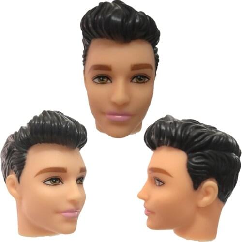 NK 2020 Newest Fashion Doll Head Boys Handsome Head DIY Accessories For Barbies Doll Boy Boyfriend Ken Doll' Body Head DZ 26J