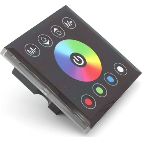 DC12V-24V Wall-mounted LED Touch Controller Dimmer Switch for RGB RGBW LED Strip Light