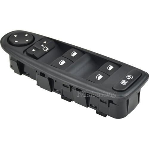 Brand New Driver Side Electric Power Master Window Switch Glass Lifter Button 96639383ZD 6554.YH For Citroen C4 Picasso I