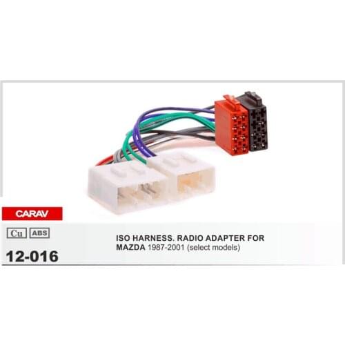 CARAV 12-016 ISO Radio Adapter for MAZDA 1987-2001 (select models)