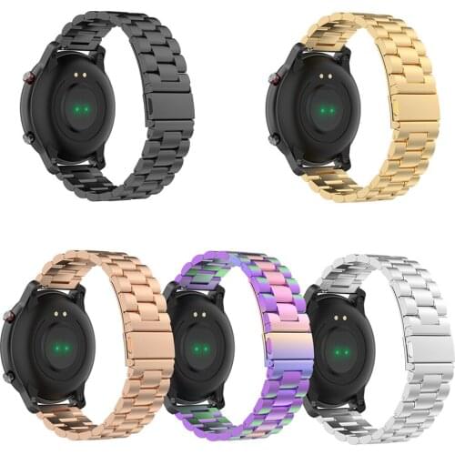 Stainless Steel Watchband 22mm for Samsung Galaxy Watch 3 for POLAR Grit X for Ticwatch PRO for Huawei GT 2e