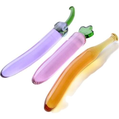 Crystal Pyrex Glass Dildo Artificial Penis Granule and Spiral Glass plug G Spot Simulator Adult Sex Toys For Men Womans