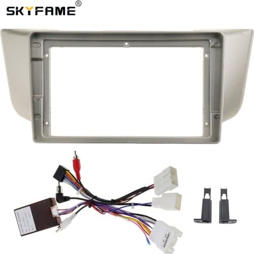 SKYFAME Car Frame Cable Canbus For Lexus RX RX300 RX330 RX350 RX400 RX450 Harrier 2003-2008 Audio Dash Panel Frame Fascias