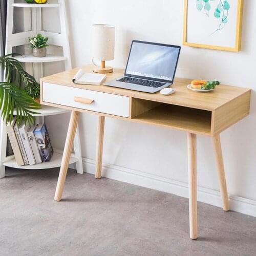 Computer Laptop Desk Modern Style Computer Desk With Drawer For Home Office Studying Living Room HWC