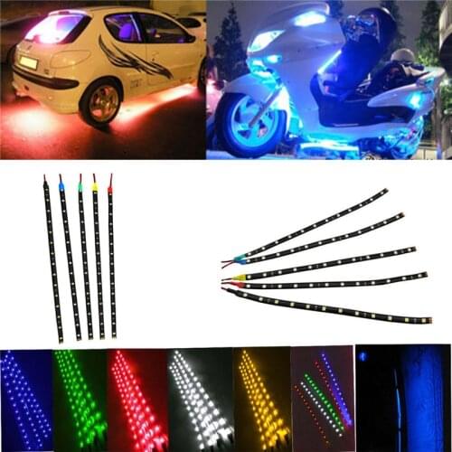 LED flexible strip 30×1cm LED headlight with soft strip waterproof and shockproof